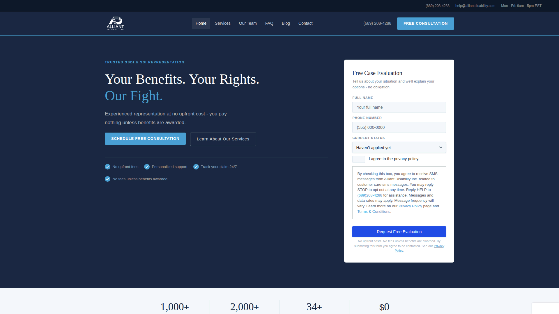 Alliant Disability website